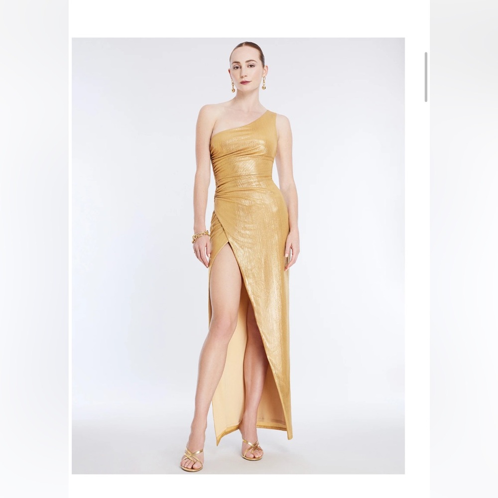 BCBGMAXAZRIA Leon one shoulder dress. NWT.